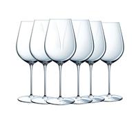 Chef & Sommelier Verres à vin Galea 47 cl - Lot de 6 verres à pied - Verre en cristallin - Haute résistance - Compatible lave-vaisselle - Fabriqués en France