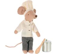Chef Souris avec marmite et cuillère