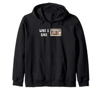 Chef Wake and Bake Chicken Roast Kitchen Humour Graphic Art Sweat à Capuche