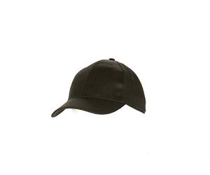 Chef Works A976 Cool Vent Casquette de baseball Noir