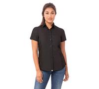 Chef Works B181-M Cool Vent Chemise de chef pour femme Noir Taille M