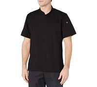 Chef Works B472-M Springfield Veste de chef unisexe avec fermeture éclair Taille M Noir