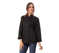 Chef Works B663-xxl Sofia Femme Veste de cuisine, 2 x L, Noir