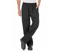 Chef Works Better Built Pantalon de Chef Baggy pour Homme, Noir, Taille L