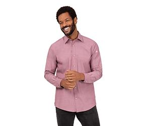 Chef Works Chemise en chambray pour homme, rose poudré, XXL