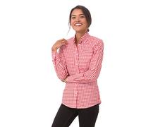 Chef Works Chemise habillée Vichy pour Femme, Rouge, XXL