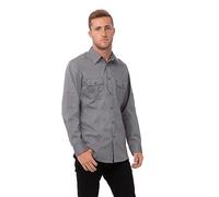 Chef Works Chemise Pilot pour homme, gris, M