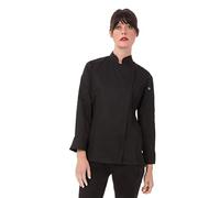 Chef Works Coat Manteau de Chef Hartford pour Femme, Noir