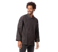 Chef Works Gramercy Manteau de chef en denim Noir Taille M