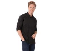 Chef Works Chef Coat Hartford-Veste de Cuisine pour Homme, Noir
