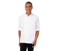 Chef Works Manteau de Chef Hartford pour Homme Veste, Blanc, XXXXXL