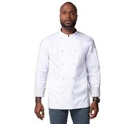 Chef Works Mojave Chef Coat Manteau de Cuisine, Blanc, S Homme