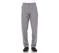 Chef Works Pantalon de chef basique pour homme, petits carreaux, taille 46