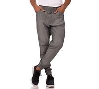 Chef Works PBE01BWSL Pantalon de chef rayures Noir/blanc Taille L