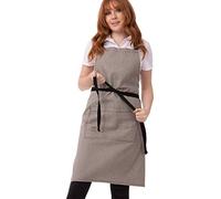 Chef Works Portland réglable Bavoir tablier, AB037-BLK-0
