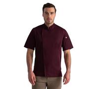 Chef Works Springfield Chef Coat Manteau, Merlot, X-Large Homme
