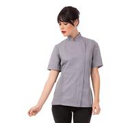 Chef Works Springfield Chef Coat Veste, Gris, M Femme