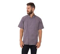 Chef Works Springfield Chef Coat Veste, Violet, XL Homme