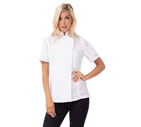 Chef Works Springfield Veste de chef pour femmes, blanc, Large