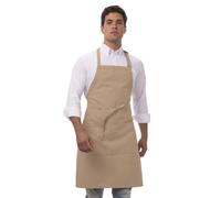 Chef Works Tablier de boucher unisexe, kaki, taille unique