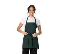Chef Works Tablier unisexe à trois poches, vert chasseur, taille unique