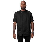 Chef Works Varkala Chef Coat Manteau de Cuisine, Noir, M Homme