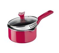 Chefclub By Tefal G8062204 Casserole 16 Cm + Couvercle Égouttoir. Revetement Antiadhésif. Technologie Thermo-Signal. Induction