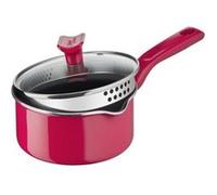 Chefclub By Tefal G8062204 Casserole 16 Cm + Couvercle Égouttoir. Revetement Antiadhésif. Technologie Thermo-Signal. Induction