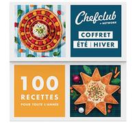 Chefclub - Coffret de deux livres de cuisine : Cuisine d'été et Cuisine d'hiver - 100 recettes pour toute l'année