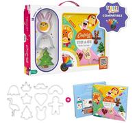 Chefclub Kids - Coffret de 10 Emporte-Pièces et Livre de Cuisine pour Enfant - C'est la Fête Toute L'Année