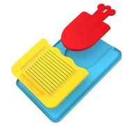 Chefclub Kids - Kit Planche à Découper 3 en 1 pour Enfants - Dès 4 Ans | Antidérapante, Ergonomique et Sécurisée - Apprentissage Facile de la Cuisine - Accessoire Innovant et Ludique - Cadeau 4 ans