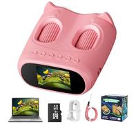 Cheffery 2en1 Microscope Enfant et Télescope, Microscope Numérique Enfant avec Carte Mémoire 32 Go, 1000X Portable Microscope de Poche avec Écran IPS 2,0 Pouces et 8 LED, Cadeau pour Enfants dès 3 Ans