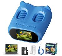 Cheffery 2en1 Microscope Enfant et Télescope, Microscope Numérique Enfant avec Carte Mémoire 32 Go, 1000X Portable Microscope de Poche avec Écran IPS 2,0 Pouces et 8 LED, Cadeau pour Enfants dès 3 Ans