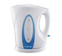Cheffinger Bouilloire Électrique 1,7L Sans Fil Verrouillage Sécurisé Blanc