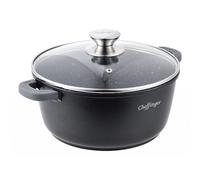 Cheffinger Marmite en fonte d'aluminium Ø 28 cm Compatible induction Ø 28 cm
