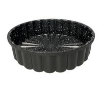 Cheffinger Moule de Cuisson Küchenform Marbre Aluminium Fonte Anti Garde Ø22cm Noir