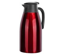 Cheffinger Pichet Bec Verseur Étanche à l'air et Antibactérien 2L Rouge / Noir