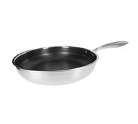 Cheffinger Poêle Inox Premium avec Revêtement Antiadhésif en Nid d'Abeille 28cm