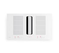 ChefFusion 90cm Plaque Induction avec Hotte Intégrée 4 Feux Blanc