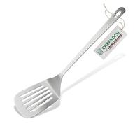 Chefkoch Schlitzwender - Parfait pour retourner les aliments, acier inoxydable au look mat - Spatule compatible lave-vaisselle