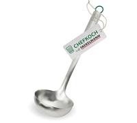 Chefkoch trifft Fackelmann - Louche München de qualité supérieure en acier inoxydable, 31 cm, passe au lave-vaisselle, poignée ergonomique, idéale pour soupes et ragoûts