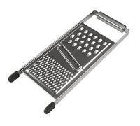 Chefkoch trifft Fackelmann Râpe universelle en acier inoxydable de haute qualité, pieds antidérapants, idéale pour râper grossier et fin, passe au lave-vaisselle