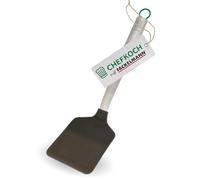 Chefkoch trifft Fackelmann - Spatule de qualité supérieure en acier inoxydable avec silicone, résistante à la chaleur jusqu'à 230 °C, passe au lave-vaisselle, idéale pour les poêles à revêtement