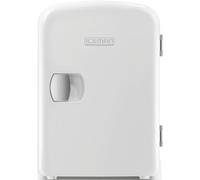 Chefman White Portable Mini Fridge, Cools & Heats, Lightweight Skincare Fridge With 4 Litre Storage for Snacks & Up To 6 x 350-ml Cans