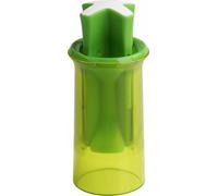 Chef'n coupe-légumes SNACK SLICER, Hachoir pour légumes et fruits, lames en acier inoxydable (couleur : vert)