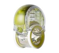 Chef'n - Mini Râpe et Trancheuse Alimentaire Roulante "GraterZoom", Plastique, Vert, 7,5 x 5,5 x 10 cm