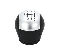 CHEFRU Vitesse Levier Pommeau Compatible avec Ford pour Transit Van MK7 2006 2007 2008 2009 2010 2011 2012 2013 2014 5 6 Vitesses Levier De Vitesse Manuel Pommeau De Levier De Vitesse(Silver,6 Speed)