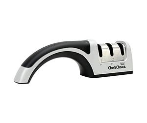 Chefs Choice Choix du Chef 23,8 x 5.1 x 7.0 cm Manuel Diamant Hone Aiguiseur, Noir/argenté