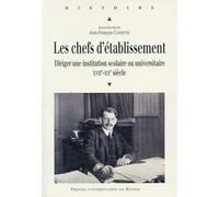 Chefs d etablissement
