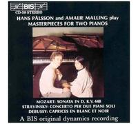Chefs D'oeuvre Pour 2 Pianos : Mozart, Debussy & Stravinsky